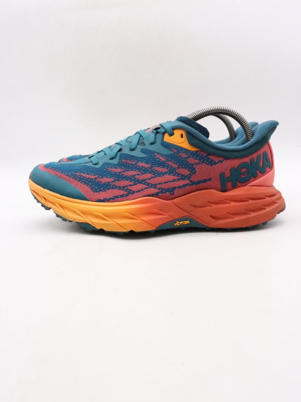 Hoka One One Speedgoat 5 Women's 9 B Blue Coral Camellia Sneakers 1123158 BCCML - Picture 4 of 9